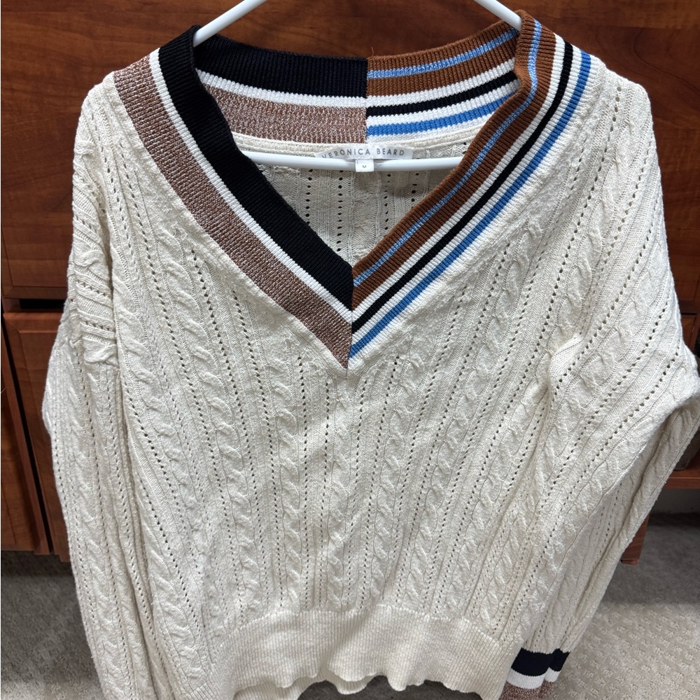 Veronica Beard Rory Cable Knit Sweater - Picture 3 of 4